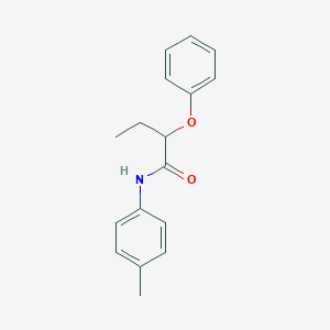 molecular formula C17H19NO2 B448492 N-(4-methylphenyl)-2-phenoxybutanamide 