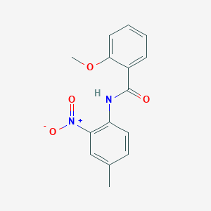 molecular formula C15H14N2O4 B448495 2-methoxy-N-(4-methyl-2-nitrophenyl)benzamide 
