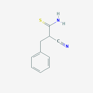 2-cyano-3-phenylpropanethioamide