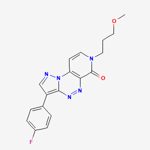 3-(4-fluorophenyl)-7-(3-methoxypropyl)pyrazolo[5,1-c]pyrido[4,3-e][1,2,4]triazin-6(7H)-one