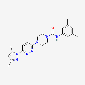 N-(3,5-dimethylphenyl)-4-[6-(3,5-dimethyl-1H-pyrazol-1-yl)-3-pyridazinyl]-1-piperazinecarboxamide