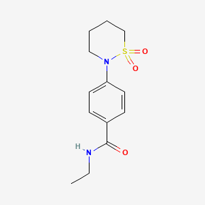 4-(1,1-dioxido-1,2-thiazinan-2-yl)-N-ethylbenzamide