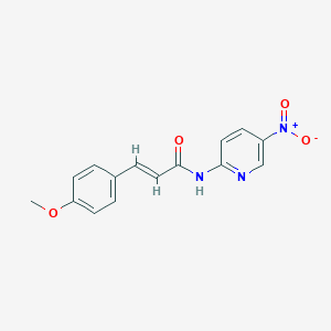 N-{5-nitro-2-pyridinyl}-3-(4-methoxyphenyl)acrylamide