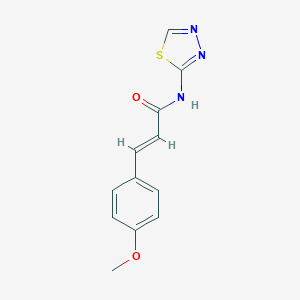 molecular formula C12H11N3O2S B448508 (2E)-3-(4-methoxyphenyl)-N-(1,3,4-thiadiazol-2-yl)prop-2-enamide 