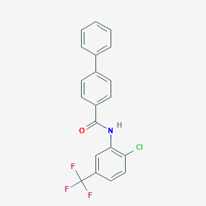N-[2-chloro-5-(trifluoromethyl)phenyl]biphenyl-4-carboxamide