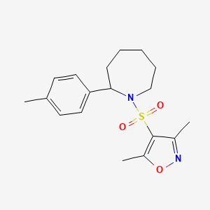 1-[(3,5-Dimethyl-1,2-oxazol-4-YL)sulfonyl]-2-(4-methylphenyl)azepane