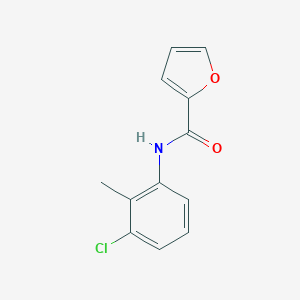 molecular formula C12H10ClNO2 B448515 N-(3-chloro-2-methylphenyl)furan-2-carboxamide 