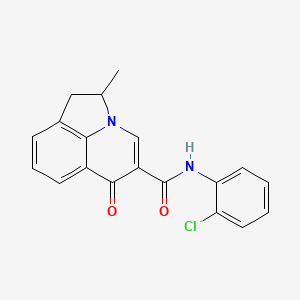 N-(2-chlorophenyl)-2-methyl-6-oxo-1,2-dihydro-6H-pyrrolo[3,2,1-ij]quinoline-5-carboxamide