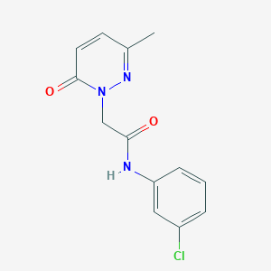 N-(3-chlorophenyl)-2-(3-methyl-6-oxopyridazin-1(6H)-yl)acetamide