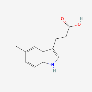 3-Indolepropionic acid, 2,5-dimethyl-