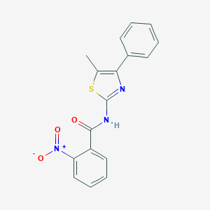 N-(5-methyl-4-phenyl-1,3-thiazol-2-yl)-2-nitrobenzamide