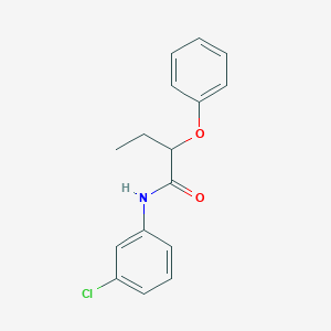 N-(3-chlorophenyl)-2-phenoxybutanamide