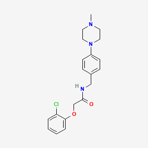 2-(2-chlorophenoxy)-N-[4-(4-methyl-1-piperazinyl)benzyl]acetamide