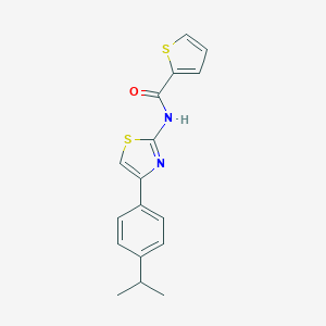 N-[4-(4-isopropylphenyl)-1,3-thiazol-2-yl]-2-thiophenecarboxamide