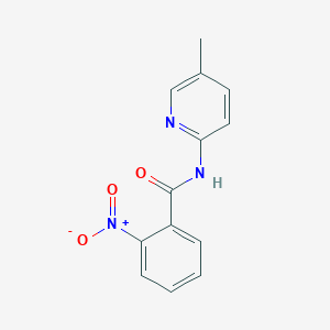 molecular formula C13H11N3O3 B448524 N-(5-methylpyridin-2-yl)-2-nitrobenzamide CAS No. 280771-58-6