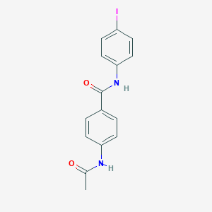 molecular formula C15H13IN2O2 B448525 4-(acetylamino)-N-(4-iodophenyl)benzamide 