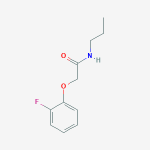 2-(2-fluorophenoxy)-N-propylacetamide