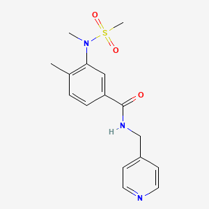 4-METHYL-3-(N-METHYLMETHANESULFONAMIDO)-N-[(PYRIDIN-4-YL)METHYL]BENZAMIDE