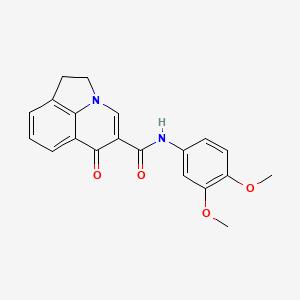 N-(3,4-dimethoxyphenyl)-6-oxo-1,2-dihydro-6H-pyrrolo[3,2,1-ij]quinoline-5-carboxamide