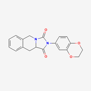 2-(2,3-dihydro-1,4-benzodioxin-6-yl)-10,10a-dihydroimidazo[1,5-b]isoquinoline-1,3(2H,5H)-dione