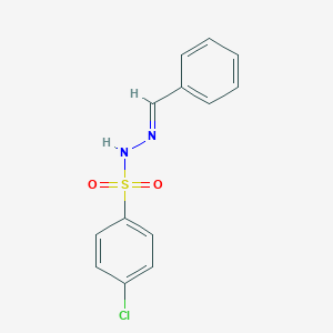 molecular formula C13H11ClN2O2S B448536 N'-benzylidene-4-chlorobenzenesulfonohydrazide 