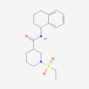 1-(ethylsulfonyl)-N-(1,2,3,4-tetrahydro-1-naphthalenyl)-3-piperidinecarboxamide