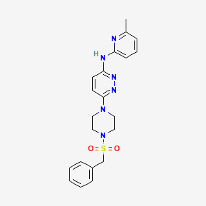 6-[4-(benzylsulfonyl)-1-piperazinyl]-N-(6-methyl-2-pyridinyl)-3-pyridazinamine