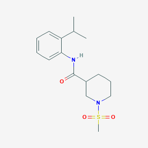 1-METHANESULFONYL-N-[2-(PROPAN-2-YL)PHENYL]PIPERIDINE-3-CARBOXAMIDE