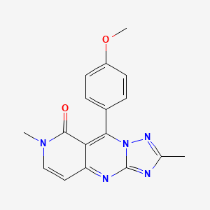 9-(4-methoxyphenyl)-2,7-dimethylpyrido[4,3-d][1,2,4]triazolo[1,5-a]pyrimidin-8(7H)-one