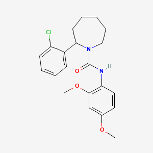 2-(2-chlorophenyl)-N-(2,4-dimethoxyphenyl)azepane-1-carboxamide