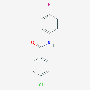 molecular formula C13H9ClFNO B448544 4-chloro-N-(4-fluorophenyl)benzamide 