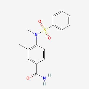 3-METHYL-4-(N-METHYLBENZENESULFONAMIDO)BENZAMIDE