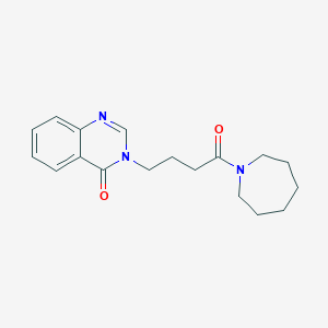 3-[4-(1-azepanyl)-4-oxobutyl]-4(3H)-quinazolinone