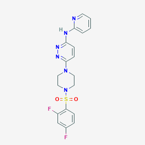 6-{4-[(2,4-difluorophenyl)sulfonyl]-1-piperazinyl}-N-2-pyridinyl-3-pyridazinamine