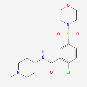 2-chloro-N-(1-methyl-4-piperidinyl)-5-(4-morpholinylsulfonyl)benzamide