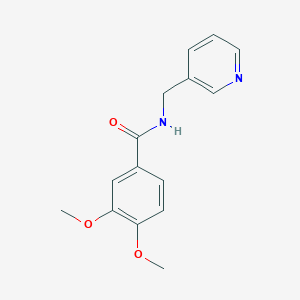 3,4-dimethoxy-N-(pyridin-3-ylmethyl)benzamide