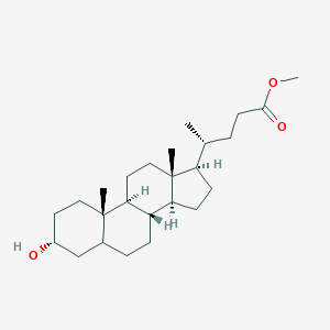 molecular formula C₂₅H₄₂O₃ B044857 甲基熊去氧胆酸 CAS No. 1249-75-8