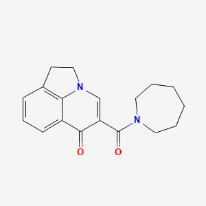 5-(1-azepanylcarbonyl)-1,2-dihydro-6H-pyrrolo[3,2,1-ij]quinolin-6-one