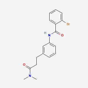 2-bromo-N-{3-[3-(dimethylamino)-3-oxopropyl]phenyl}benzamide