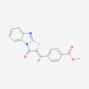 methyl 4-[(3-oxo[1,3]thiazolo[3,2-a]benzimidazol-2(3H)-ylidene)methyl]benzoate