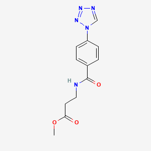 methyl N-{[4-(1H-tetrazol-1-yl)phenyl]carbonyl}-beta-alaninate