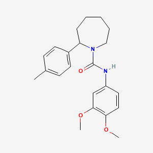 N-(3,4-dimethoxyphenyl)-2-(4-methylphenyl)azepane-1-carboxamide