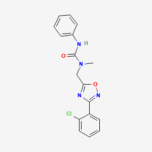 N-{[3-(2-chlorophenyl)-1,2,4-oxadiazol-5-yl]methyl}-N-methyl-N'-phenylurea