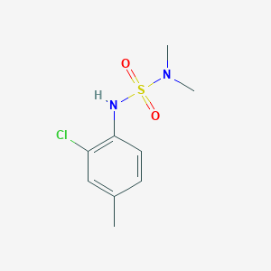 [(2-Chloro-4-methylphenyl)sulfamoyl]dimethylamine