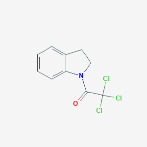 molecular formula C10H8Cl3NO B448594 1-(Trichloroacetyl)indoline 