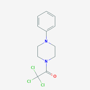 2,2,2-Trichloro-1-(4-phenylpiperazin-1-yl)ethanone