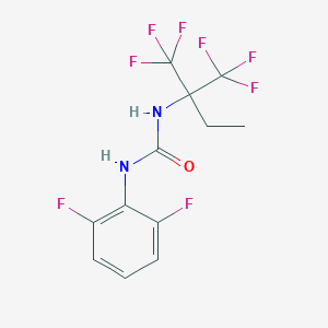 N-[1,1-bis(trifluoromethyl)propyl]-N'-(2,6-difluorophenyl)urea