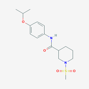 1-METHANESULFONYL-N-[4-(PROPAN-2-YLOXY)PHENYL]PIPERIDINE-3-CARBOXAMIDE