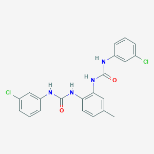 N-(2-{[(3-chloroanilino)carbonyl]amino}-4-methylphenyl)-N'-(3-chlorophenyl)urea