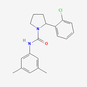 2-(2-chlorophenyl)-N-(3,5-dimethylphenyl)-1-pyrrolidinecarboxamide